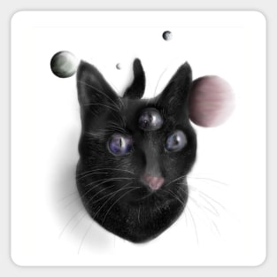 Galaxy Cat Sticker